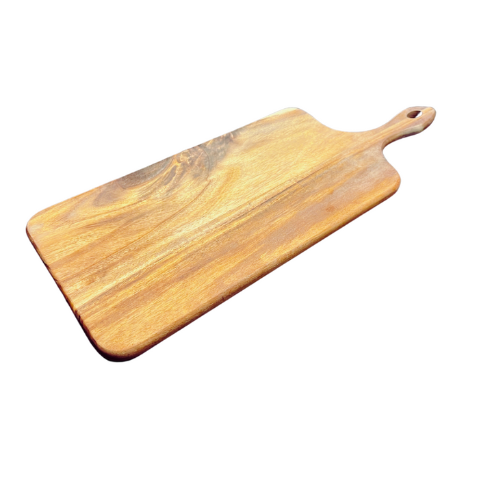 Acacia Wood Cutting Board with Handle