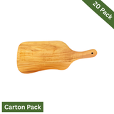 Acacia Wood Serving & Pizza Board with Handle - Large, Carton-Pack