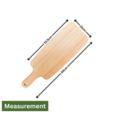 Eco-Friendly Tropical Hardwood Cutting Board with Handle - 10-Pack