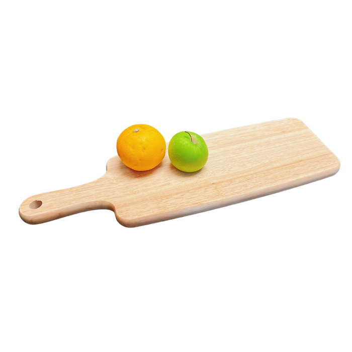 Eco-Friendly Tropical Hardwood Cutting Board with Handle - Pack of 10