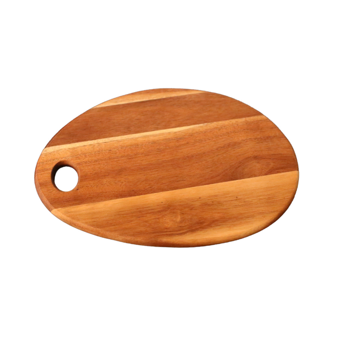 Acacia Wood Oval Serving & Pizza Board - Small