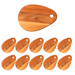 Acacia Wood Droplet Serving & Cutting Board - Pack of 10