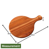 Acacia Wood Pizza Paddle Serving Boards – Small, 10-Pack