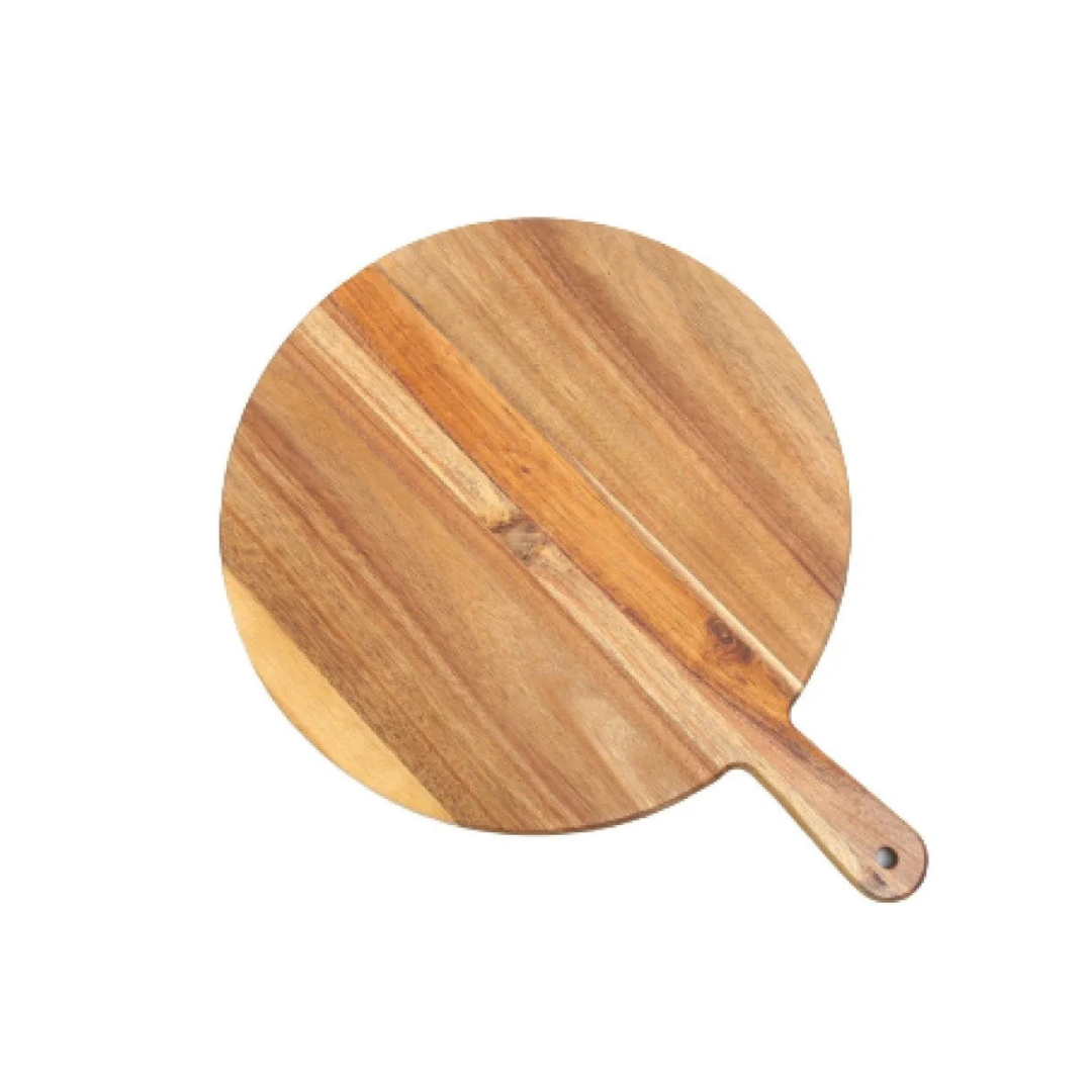 Acacia Wood Pizza Paddle Serving Boards – Medium, 4 Pack