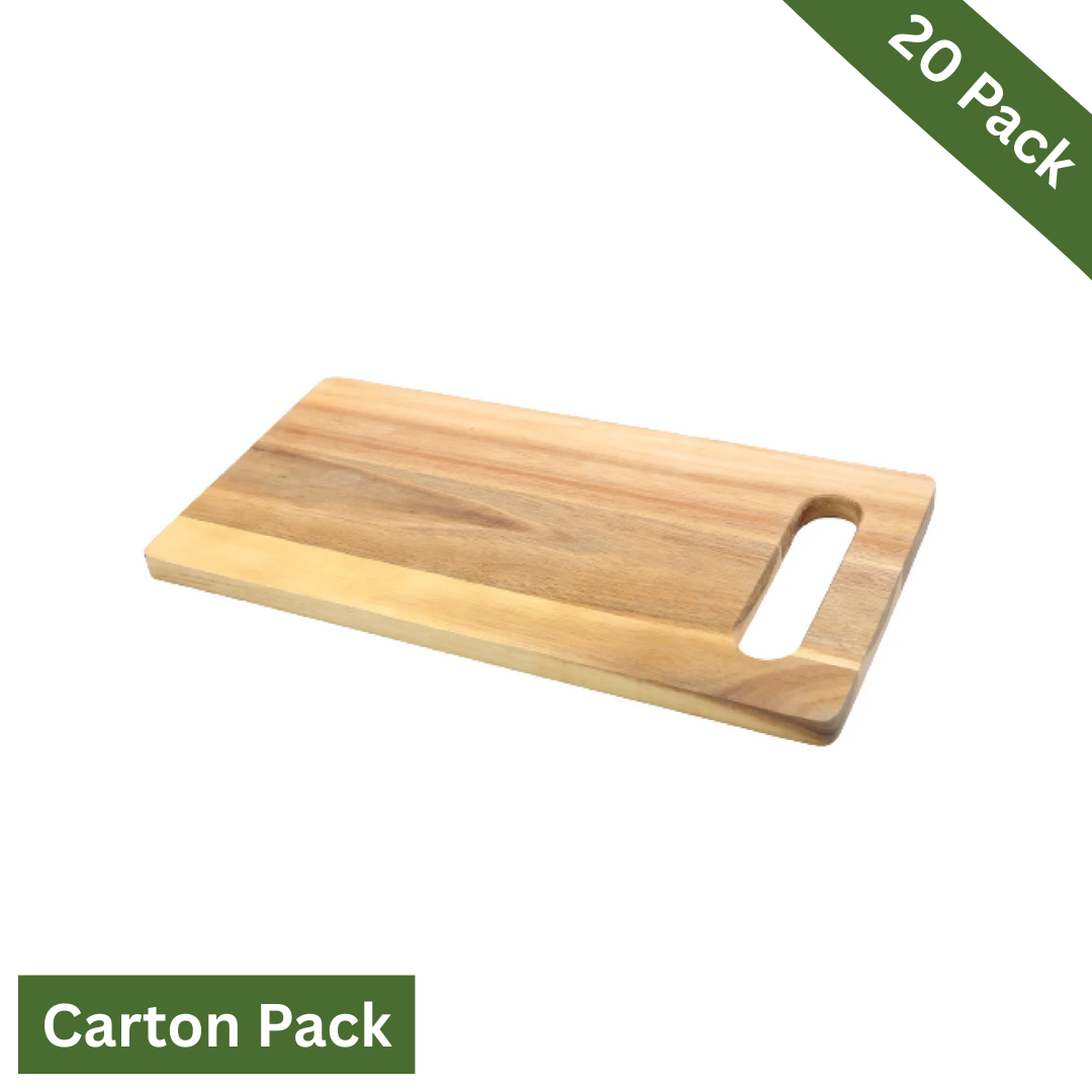 Acacia Wood Bread, Antipasto & Pizza Serving Board - Small, Carton-Pack