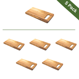 Acacia Wood Bread, Antipasto & Pizza Serving Board - Small, 5-Pack
