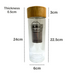 420ml – Tea Water Juice bottle with Bamboo Lid