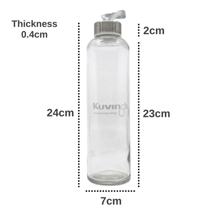 600ml Cafe Series – Clear Glass Bottles
