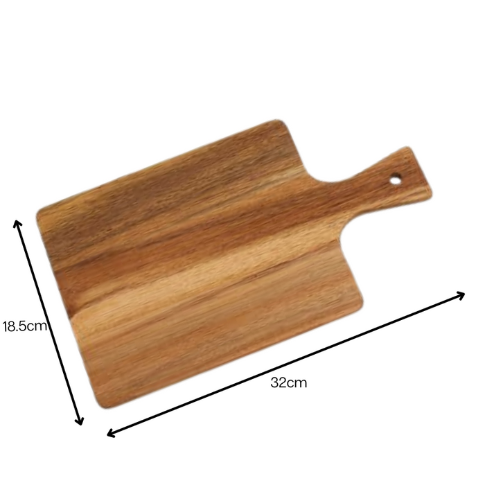 Acacia Wood Pizza Cutting and Serving Board - Pack of 10