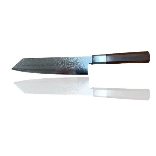 Nakiri Knife 7in Damascus Steel Blade – Kevazingo wood handle