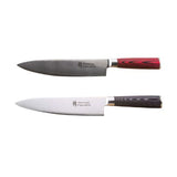 Damascus Steel Knife – Wood Handle 8 inch Chef - Green Shop Online