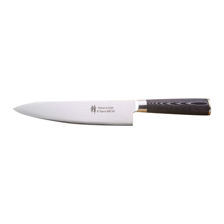 Damascus Steel Knife – Wood Handle 8 inch Chef - Green Shop Online