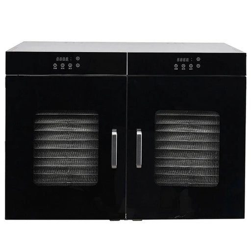 Dehydrator 32 Shelves Stainless Steel Black 170L