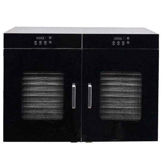 Dehydrator 32 Shelves Stainless Steel (Black) 170L