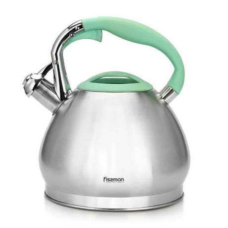 Whistling Tea Kettle Jessica Series Stainless Steel 3.0L - Green Shop Online