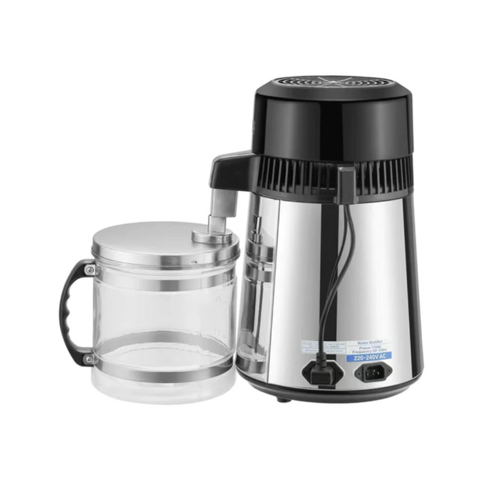 Water Distiller Stainless Steel with 4L Glass Jug