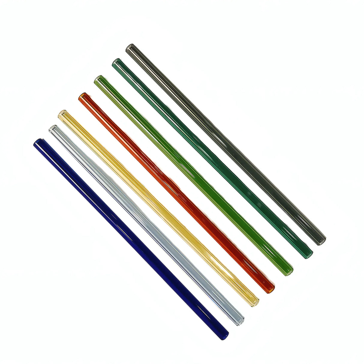 Glass 8mm Straws - Straight