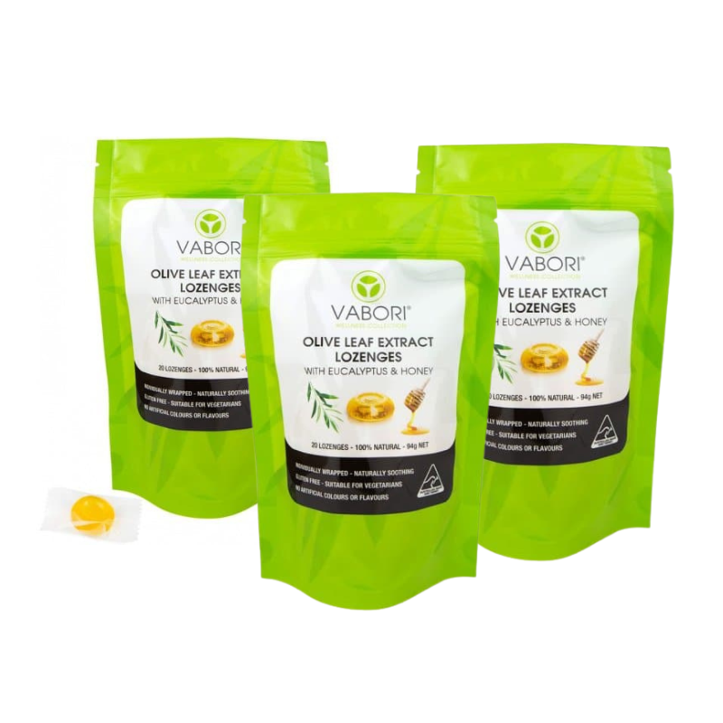 Olive Leaf Extract Lozenges 3 Pack — Green shop Online