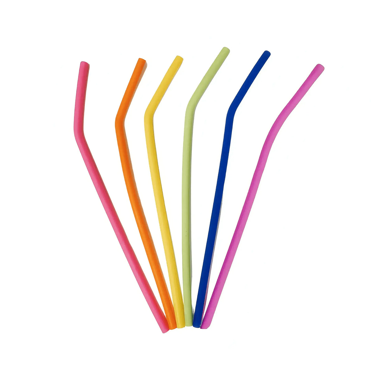 100 Pack Silicone Straws