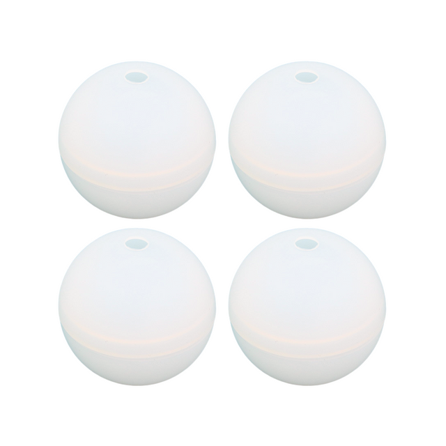 Silicone Ice Ball Mould - 4 Pack - Jumbo Sphere 6CM - Green Shop Online