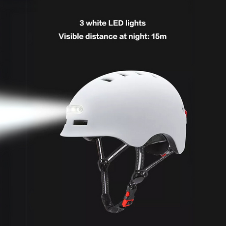 AHA Smart LED Helmet – Pink, Adjustable with LED Safety Lights for Safe Riding - Green Shop Online