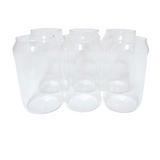 Premium Glass Can Tumbler 350ml - Set of 6 - Green Shop Online