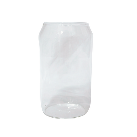 Premium Glass Can Tumbler 350ml - Set of 6 - Green Shop Online