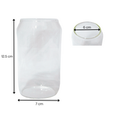 Premium Glass Can Tumbler 350ml - Set of 6 - Green Shop Online