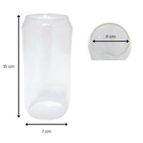 Classic Glass Can Tumbler 500ml - Set of 6 - Green Shop Online