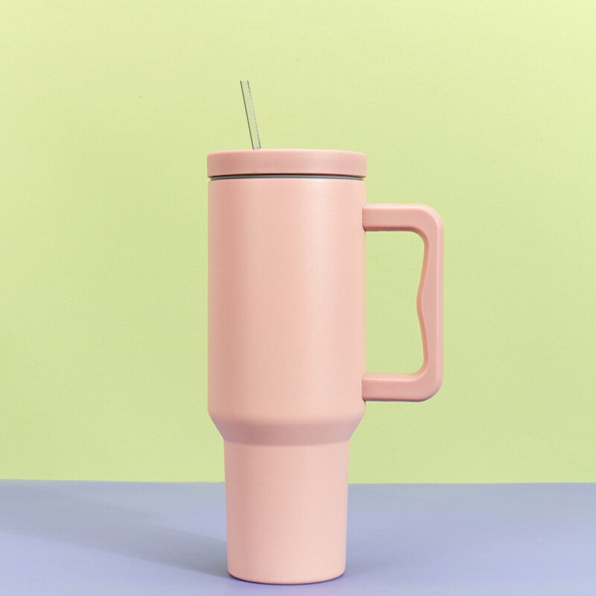 Double Wall Stainless Steel 1.18L/40oz Tumbler with Lid and Straw - Green Shop Online