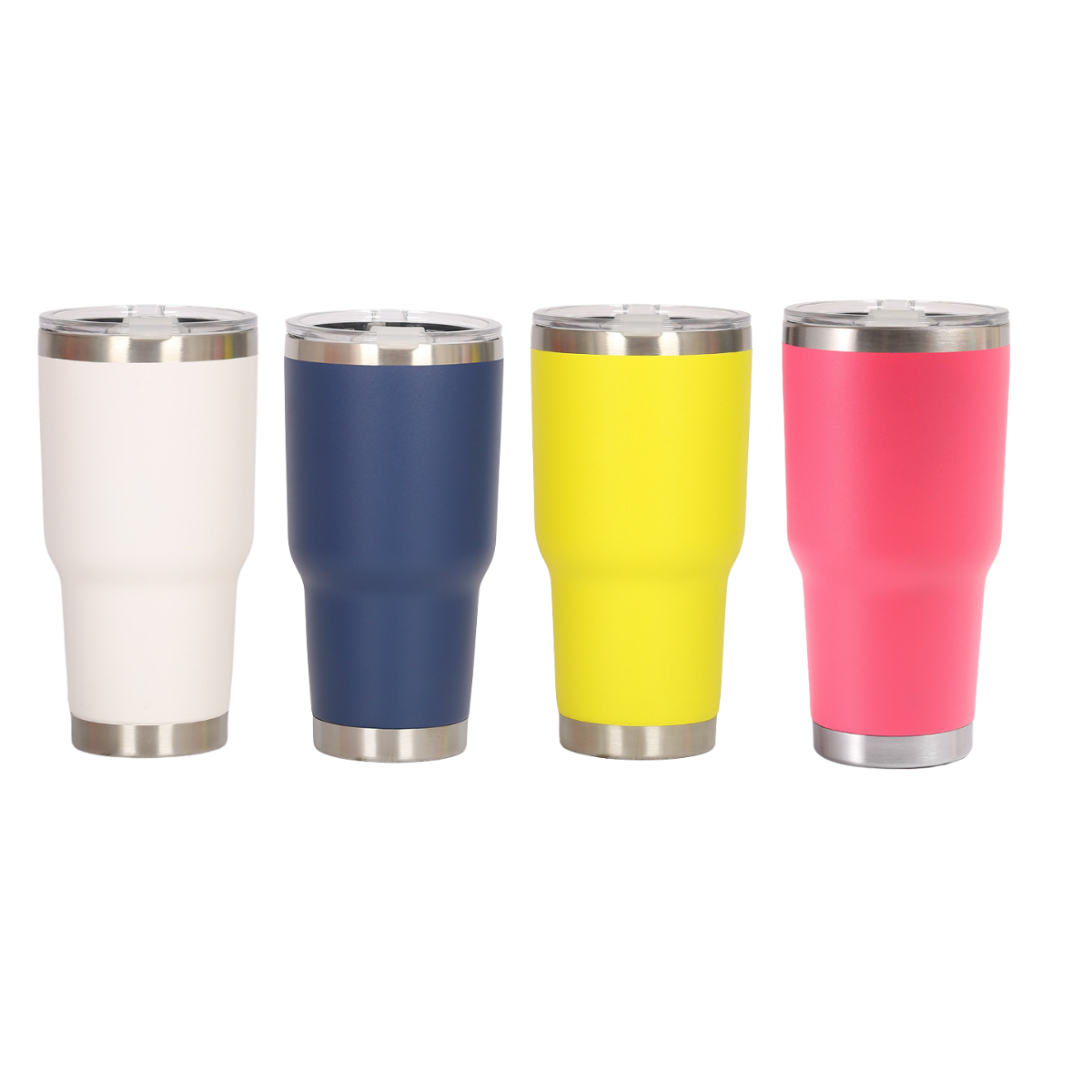 Double Wall Stainless Steel 880mL/30oz Tumbler with Lid - Green Shop Online