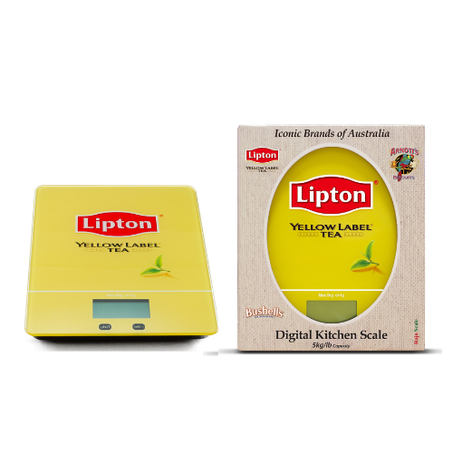 Lipton Digital Kitchen Scales 5kg Tempered Glass - Green Shop Online