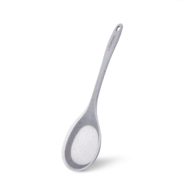 Silicone Slotted Spoon Grey - 34cm - Green Shop Online