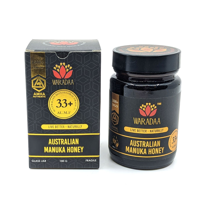 RARE MGO 1800 Australian Manuka Honey (MF 33+) – 180g
