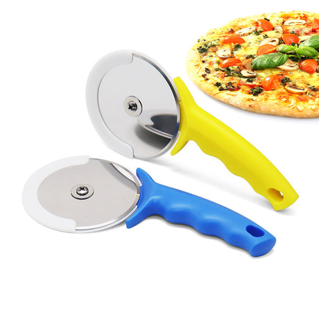 Commercial Grade Stainless Steel Pizza Cutter Wheel Sharp Slicer - Green Shop Online