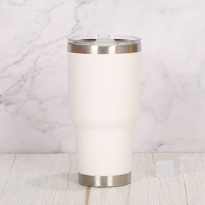 Double Wall Stainless Steel 880mL/30oz Tumbler with Lid - Green Shop Online