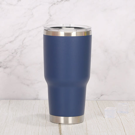 Double Wall Stainless Steel 880mL/30oz Tumbler with Lid - Green Shop Online