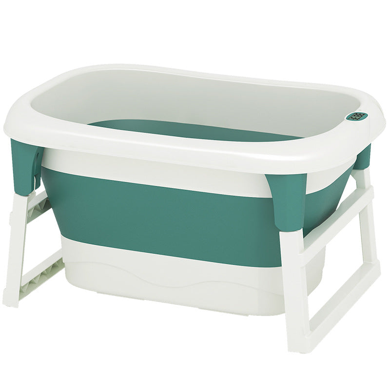 Kids Foldable Bath Tub - Deep Regular 80 x 58 x 44cm - Green Shop Online