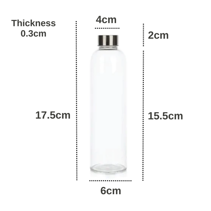 Premium Cafe Series Glass Bottle 420ml
