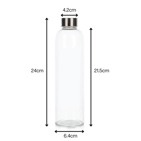 Premium Cafe Series Glass Bottle – 600ml - Green Shop Online