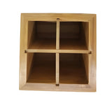 Premium Bamboo Utensil Holder Caddy 12.3 x 12.3 x 12.7cm