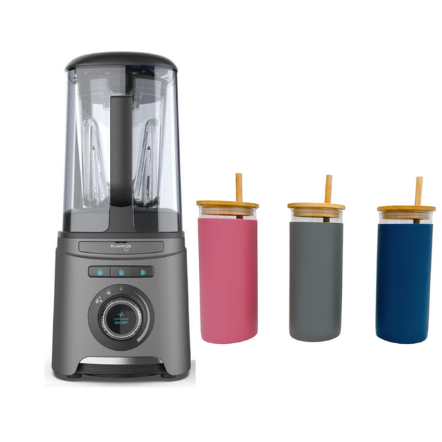 Kuvings SV400 Pro Vacuum Blender with Smoothie Cups - Green Shop Online