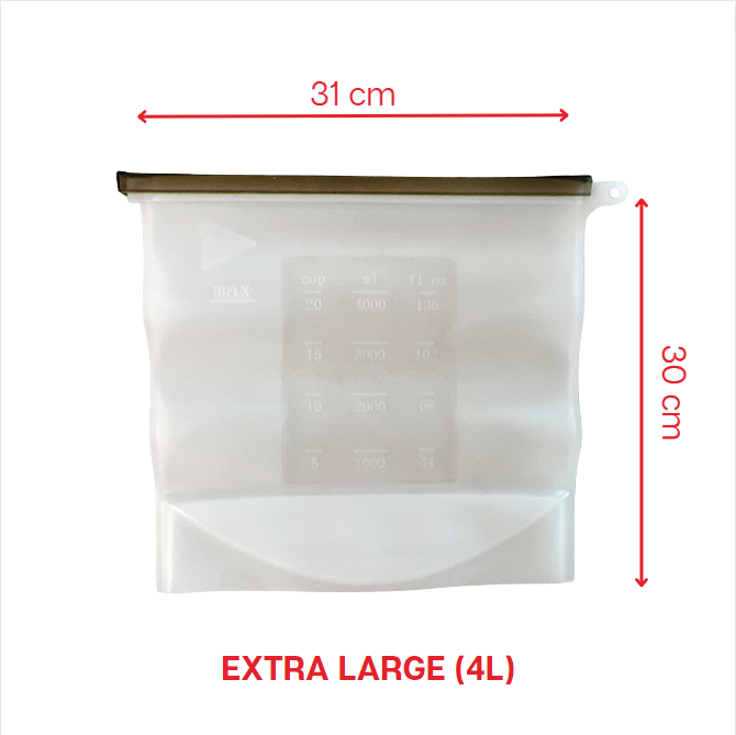 Reusable Silicone Food Storage Bag – 4L
