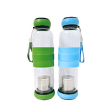 Tea Infuser Travel Sports Bottle 500ml - Green Shop Online