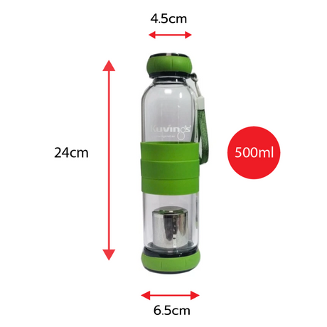 Premium Alkaline Water Bundle: Infuser Bottle & Alkaline Filter Pack - Green Shop Online