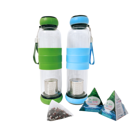 Alkaline Water Bundle: Infuser Bottle & Alkaline Filter Pack - Green Shop Online