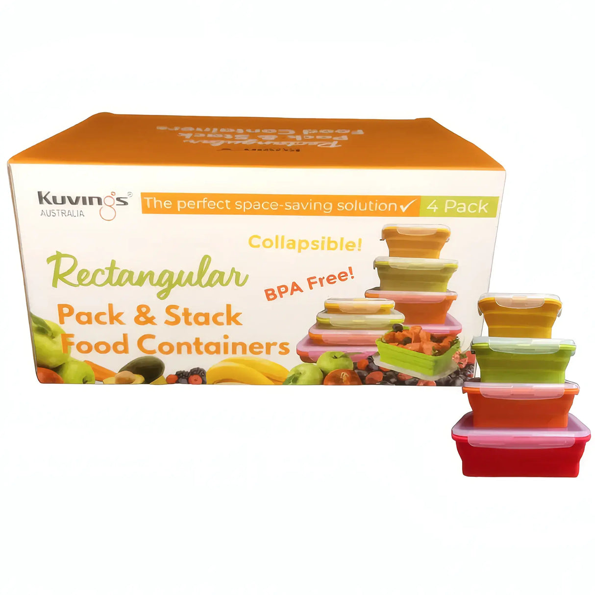 Pack & Stack Containers – Rectangular
