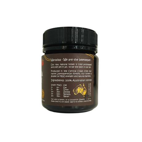2+ Waradaa Australian Manuka Honey 30 MGO 250g - Green Shop Online