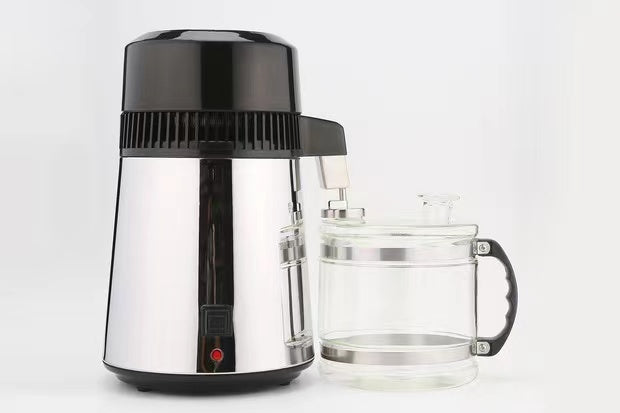 Water Distiller Stainless Steel with Glass Jug 4L