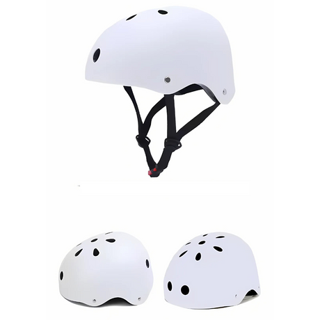 AHA Hard Shell Helmet – White for Kids and Adults, Lightweight and Secure - Green Shop Online